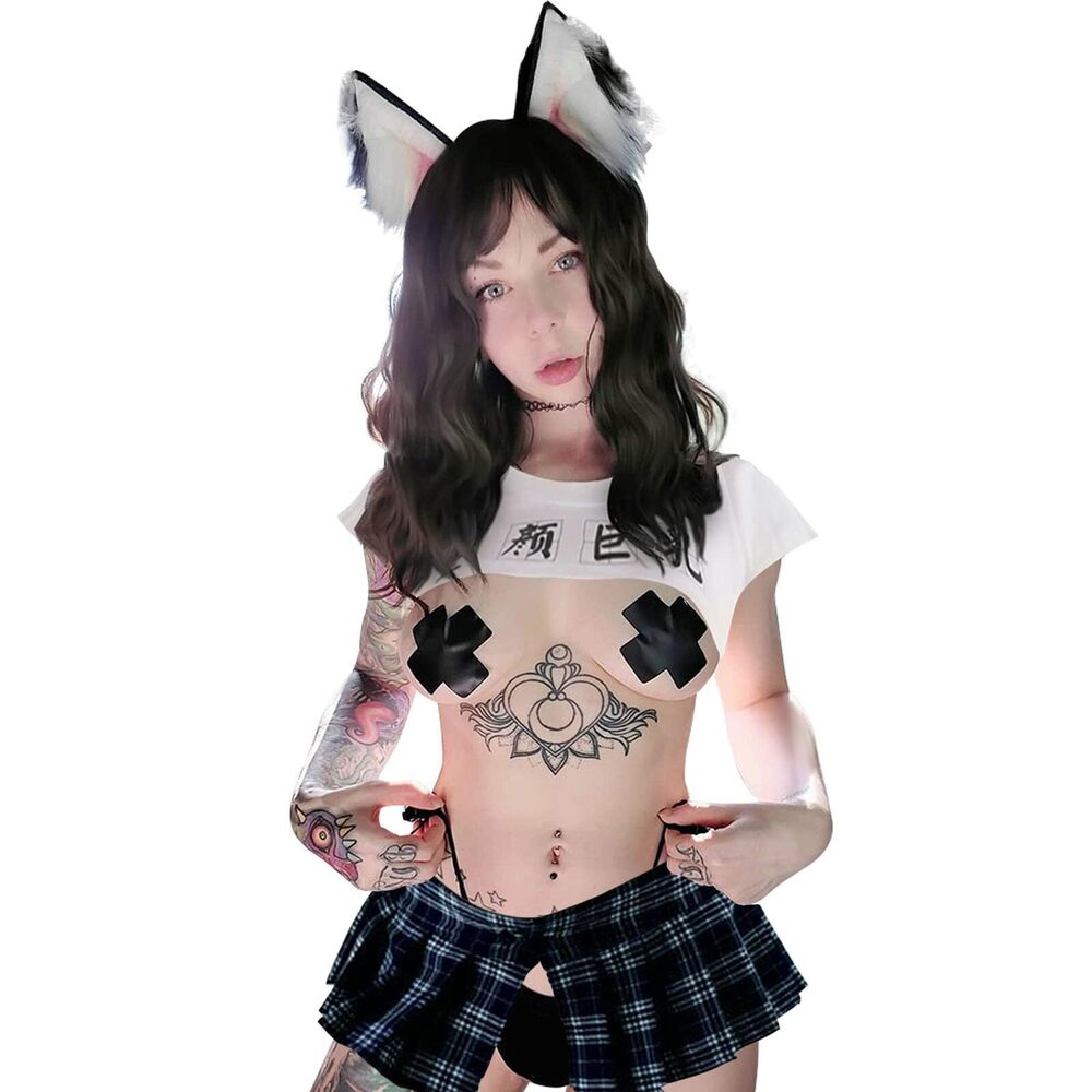 5761 Japanese Lingerie Sexy Crop Top Naughty Underwear Anime Cosplay